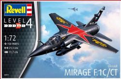 MODÈLE À COLLER - MIRAGE F-1C 1/72 NIVEAU #4 (#REV04971 VALLEY)